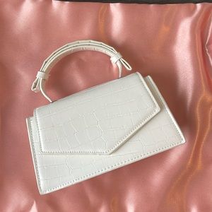 Zara Mock Croc Mini City Bag